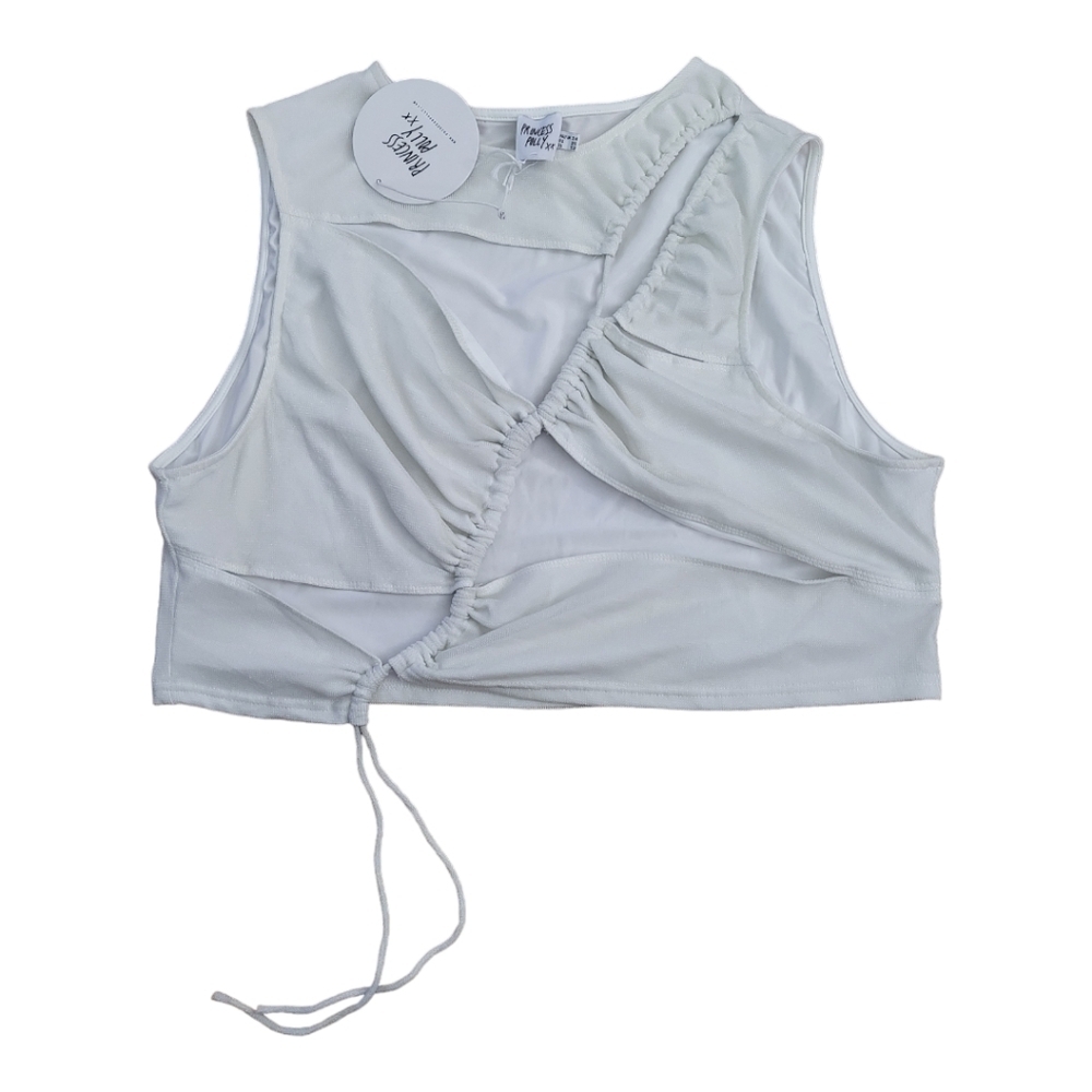 💕Princess polly cutout crop top Size 20‎
